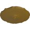 Ekena Millwork Pompeii Ceiling Medallion (Fits Canopies up to 2"), Hand-Painted Gold, 18 7/8"OD x 1 1/2"P CM18POGLS - alternate 3
